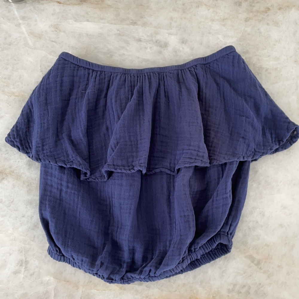 Michael Stars Blouson Tube Top (Navy)